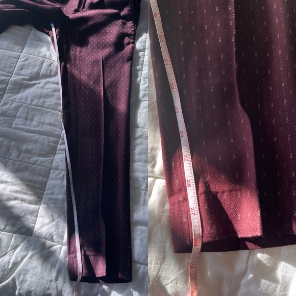 Scotch & Soda Men's Burgundy Classic Chino Trouser 28/32 - Picture 12 of 14